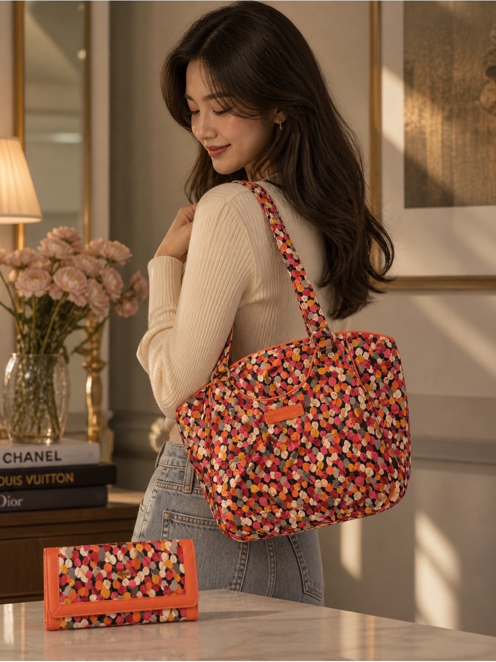 Vera Bradley Colorful Confetti Tote